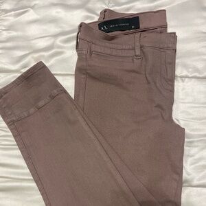 Mauve Colored Stretch Jeans